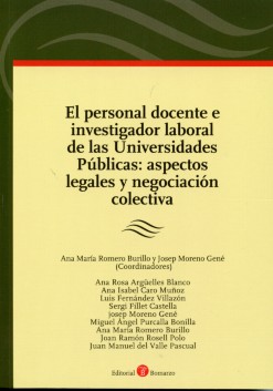 Personal Docente e Investigador Laboral de las Universidades Públicas, El.: Aspectos Legales y Negociación Colectiva.-0