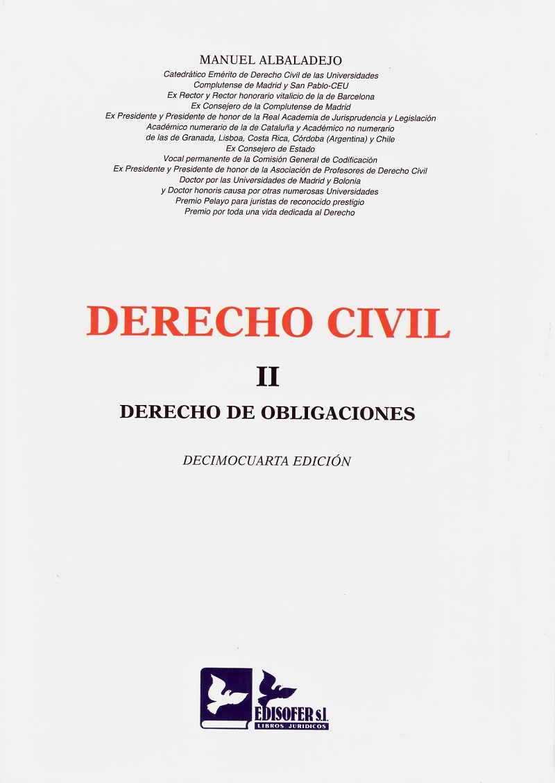 Derecho Civil, II. Obligaciones 2011 -0
