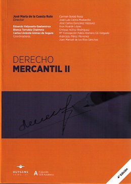 Derecho Mercantil, II 2016 -0