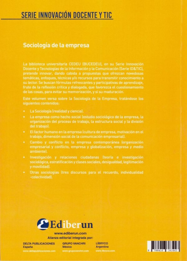 Sociología de la Empresa -26646