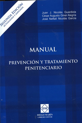 Manual Prevención y Tratamiento Penitenciario 2016 -0