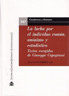 Lucha por el Individuo Común, Anónimo y Estadístico Textos Escogidos de Giuseppe Capograssi-0