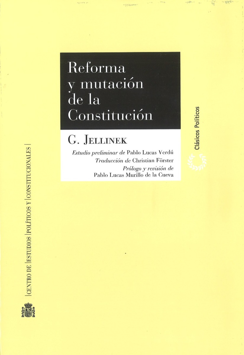 Reforma y Mutación de la Constitución -0