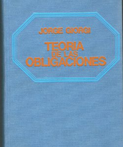 Teoria de las Obligaciones en el Derecho Moderno, 9 tomos -0