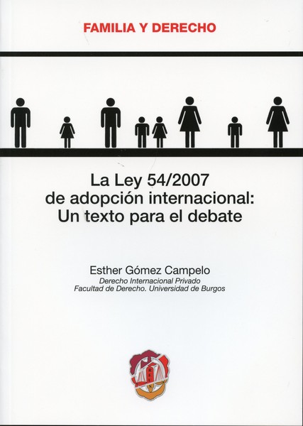 Ley 54/2007 de Adopción Internacional, La.: Un Texto para el Debate-0