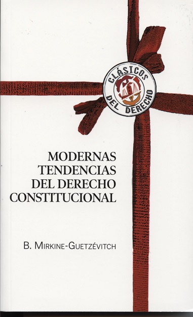 Modernas Tendencias del Derecho Constitucional -0