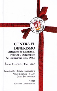 Contra el Dinerismo Artículos de Economía, Política y Derecho en la Vanguardia (1933-1939)-0