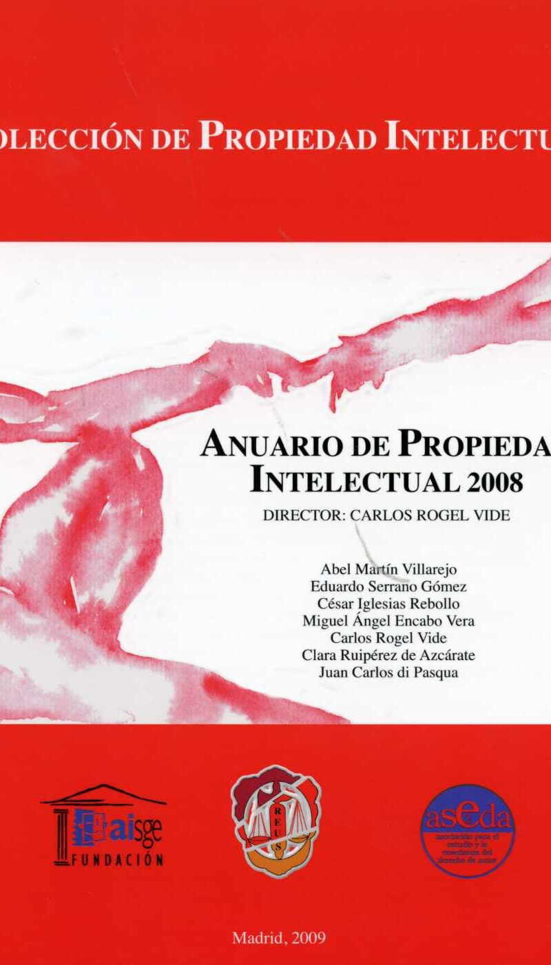 Anuario de Propiedad Intelectual 2008 -0