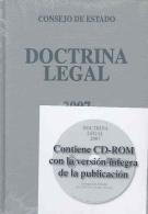 Doctrina Legal del Consejo de Estado 2007 Edición Impresa y CD-ROM.-0