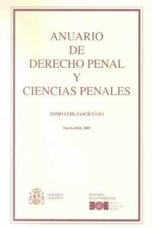 Anuario de Derecho Penal y Ciencias Penales, 58/1, 2005 Enero-Abril -0