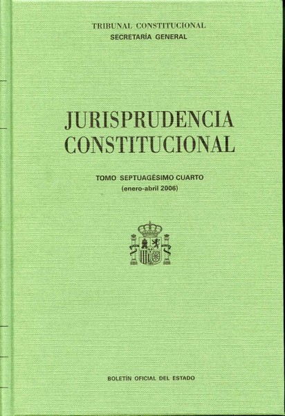 Jurisprudencia Constitucional, 74 -0