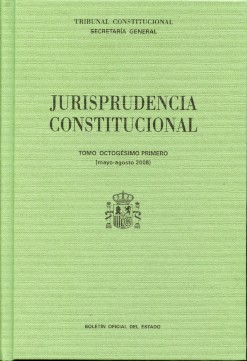 Jurisprudencia Constitucional, 81 (Mayo-Agosto 2008)-0