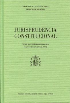 Jurisprudencia Constitucional, 82 (Septiembre-Diciembre 2008)-0