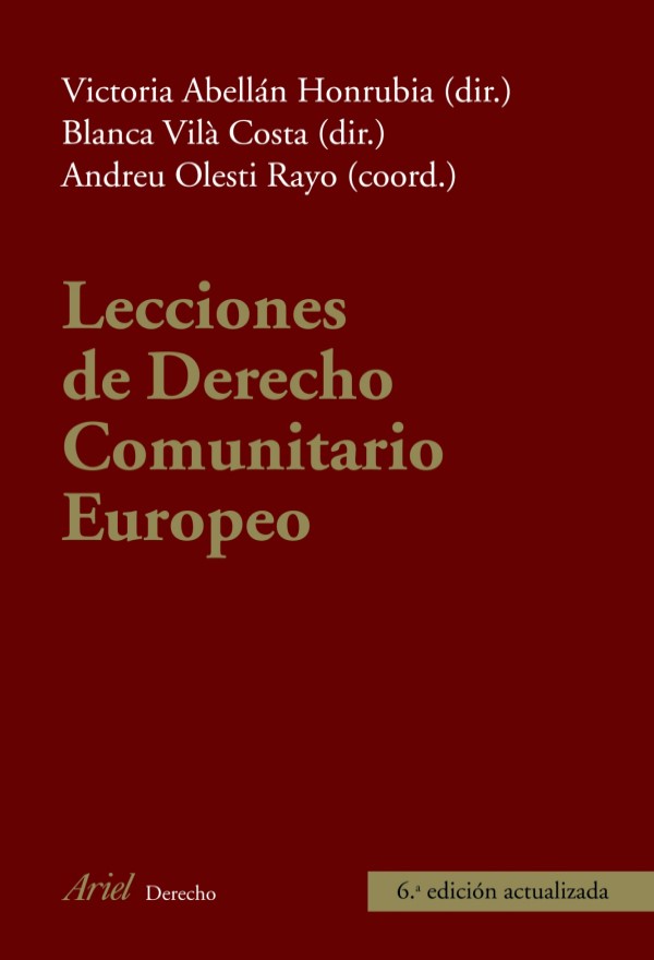 Lecciones de Derecho Comunitario Europeo -0