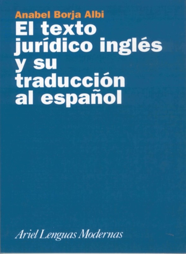 Texto jurídico inglés y su traducción al español -0