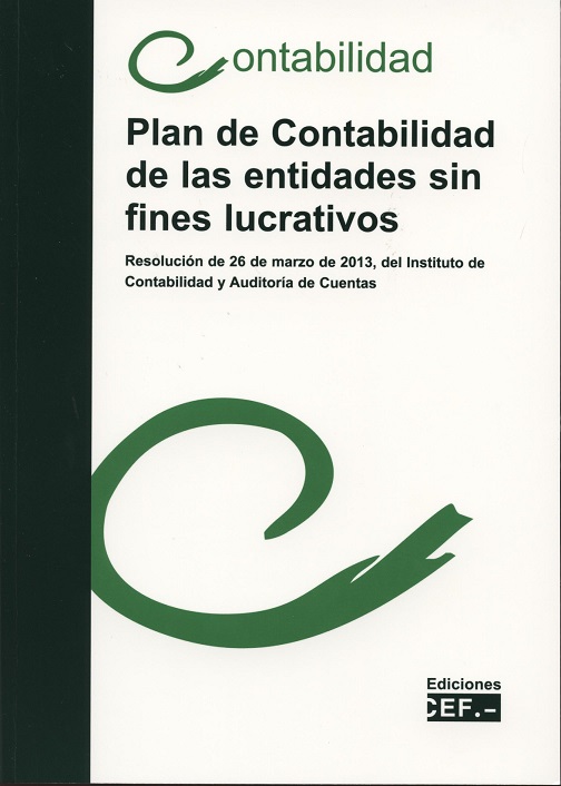 Plan de Contabilidad de las Entidades sin Fines Lucrativos. Resolución de 26 de Marzo de 2013, del ICAC. Contabilidad -0