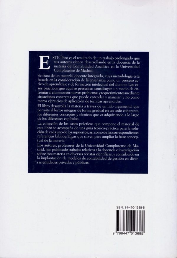 Introducción a la Contabilidad de Costes para la Gestión. Curso Práctico.-43863