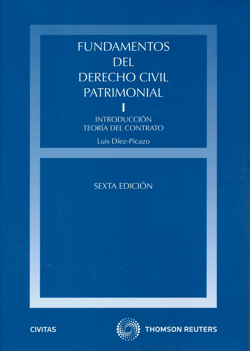 Fundamentos del Derecho Civil Patrimonial, I -0