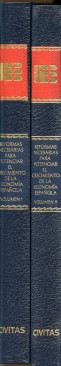 Reformas Necesarias para Potenciar el Crecimiento, 2 Vols. de la Economía Españo(Vol. I : Financiación Autonómica, Sanidad y Justicia; Vol. II: Edu.)-0