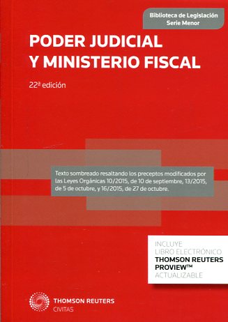 Poder judicial y ministerio fiscal 2016 (CIVITAS) -0