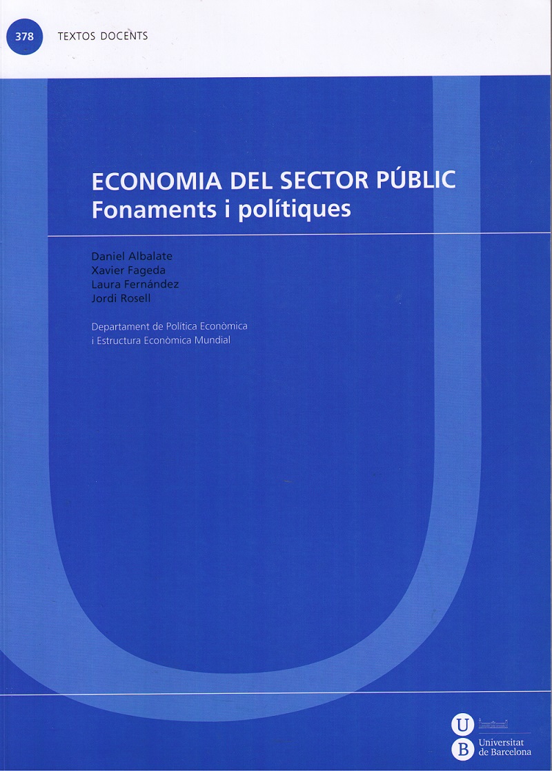Economia del Sector Públic. Fonaments i Polítiques-0