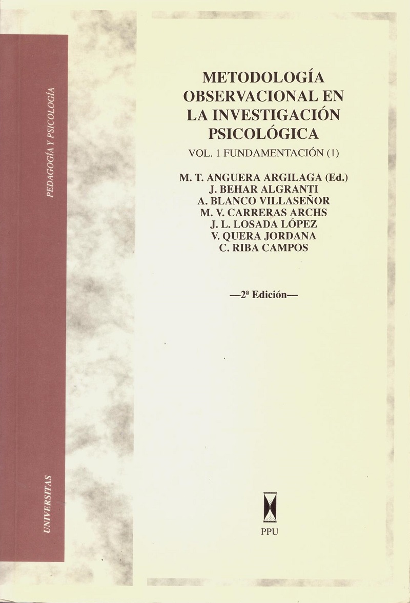 Metodología Observacional en la Investigación Psicológica Vol. 1 Fundamentación (1)-0