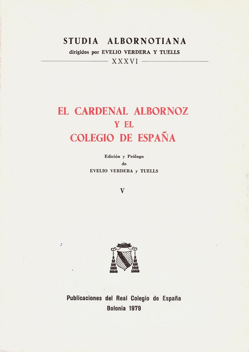 Cardenal Albornoz y Colegio España, V. -0