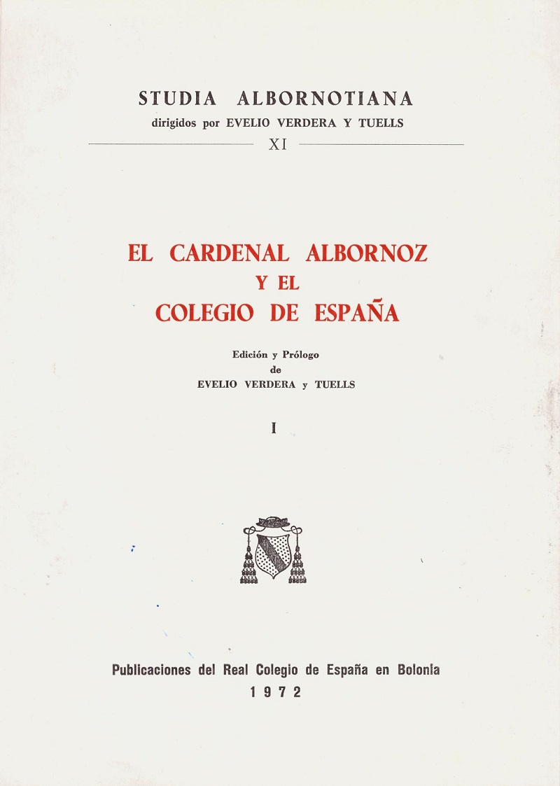 Cardenal Albornoz y Colegio España, I. -0