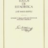 Textos de Estadística. Estudio y selección de textos de Antonio Laborda -0
