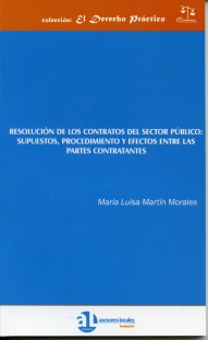Resolución de los Contratos del Sector Público: Supuestos, Procedimiento y Efectos entre las Partes Contratantes-0