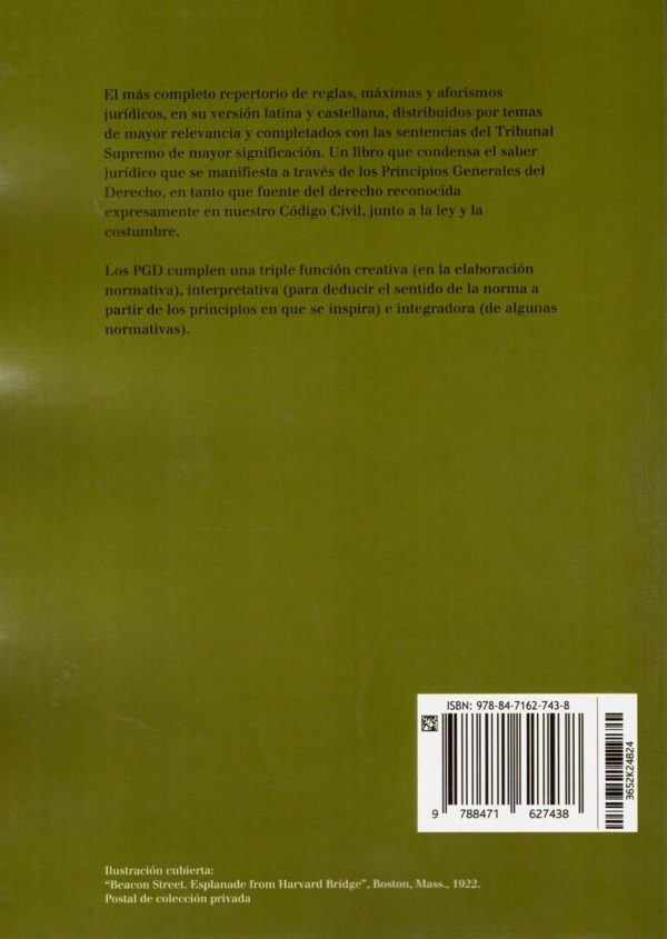 Principios Generales del Derecho. Repertorio de reglas, máximas y aforismos Jurídicos, con la Jurisprudencia del Tribunal Supremo-29656