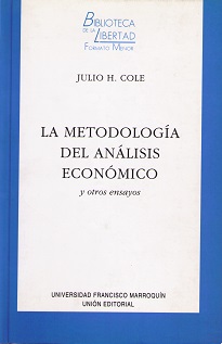 Metodología del Análisis Económico y Otros Ensayos -0