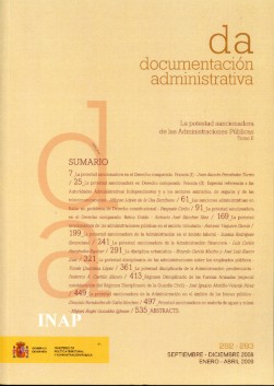Documentacion Administrativa, 282-283 La Potestad Sancionadora de las Administraciones Públicas Tomo II. Septiembre-Dic.2008-0