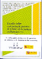 Estudios sobre Evaluación de Procesos de Reforma de la Justicia en Iberoamérica.-0