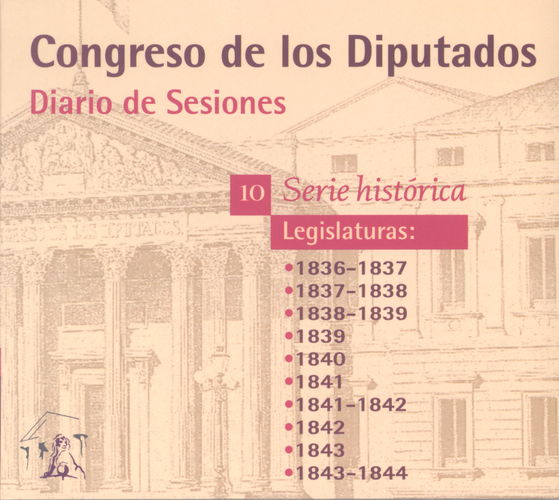 Diario de Sesiones- Legislaturas 1836-1844 -0