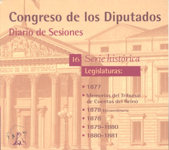 Diario de Sesiones-Legislaturas 1877-1881. Nº 16 -0