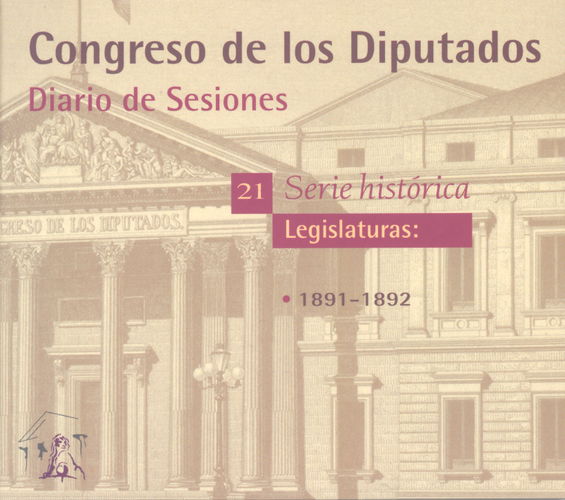 Diario de Sesiones, Legislatura 1891-1892. Nº 21-0