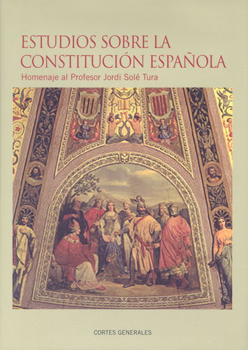 Estudios sobre la Constitución Española. 2 Tomos más ADDENDA Homenaje al Profesor Jordi Solé Tura.-0