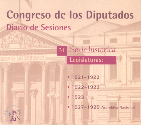 Diario de Sesiones. Legislaturas 1921-1929 -0