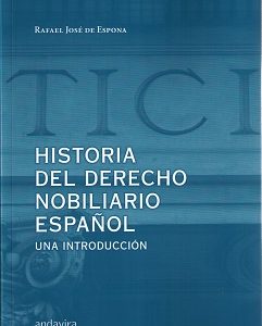 Historia del Derecho Nobiliario Español Una Introducción-0