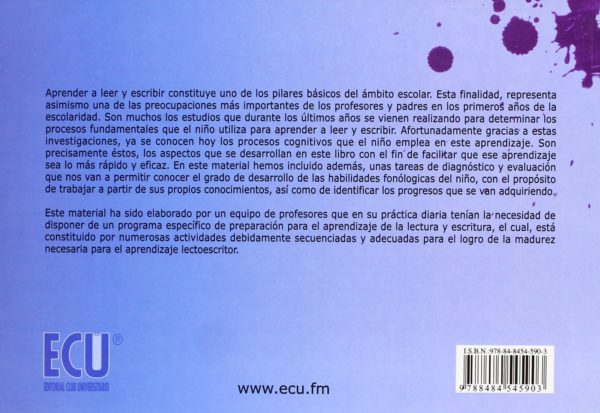 Avanza. Programa para el Desarrollo de las Habilidades Escolares Básicas. Iniciación al Aprendizaje de la Lectoescritura. Habilidades Fonológicas -29031