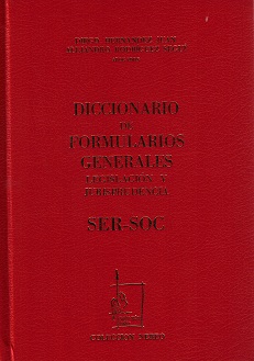 Diccionario de Formularios Generales, 71. SER-SOC. -0