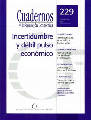 Cuadernos Información Económica, Nº 229 Julio/Agosto 2012 Incertidumbre y Débil Pulso Económico-0