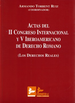 Actas del II Congreso Internacional y V Iberoamericano de Derecho Romano-0