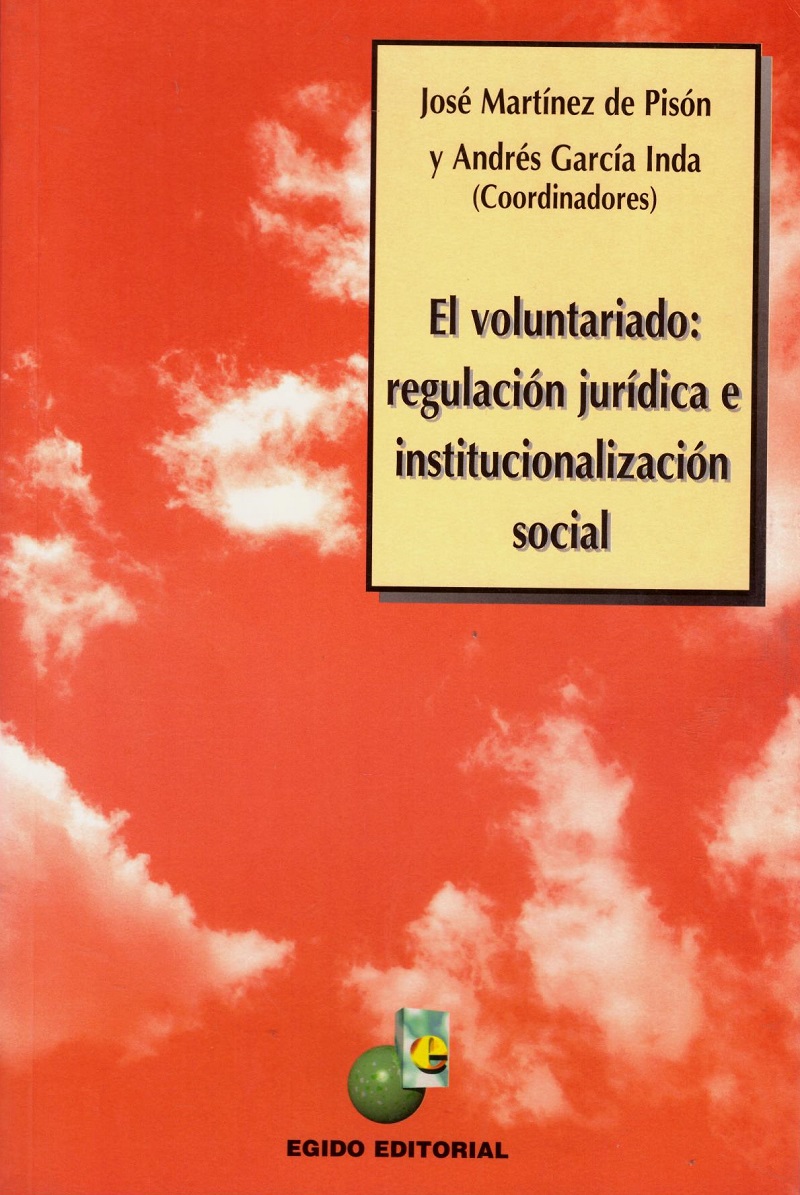 Voluntariado: Regulación Jurídica e Institucionalización Social-0