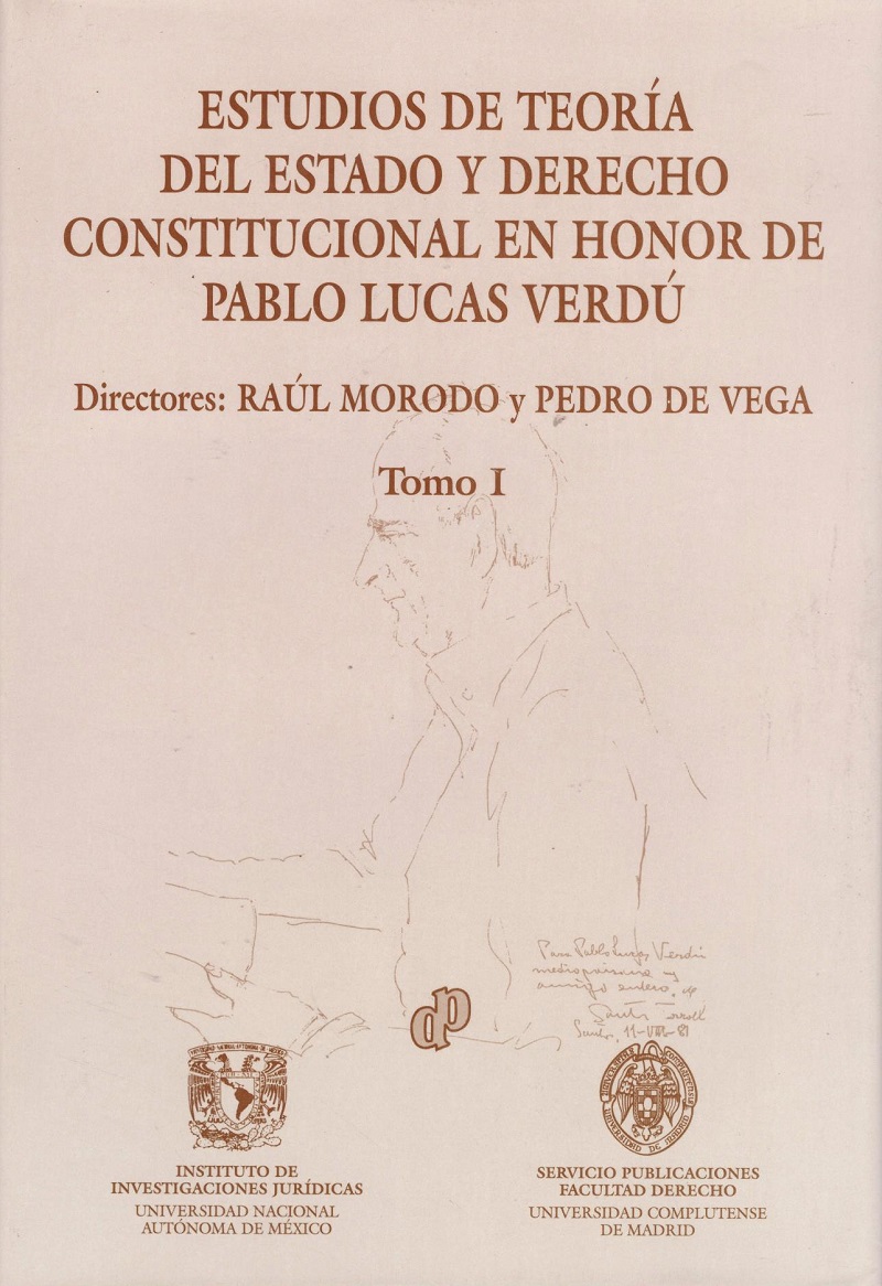 Estudios de Teoría del Estado y Derecho Constitucional en Honor de Pablo Lucas Verdú 4 Tomos RÚSTICA-0