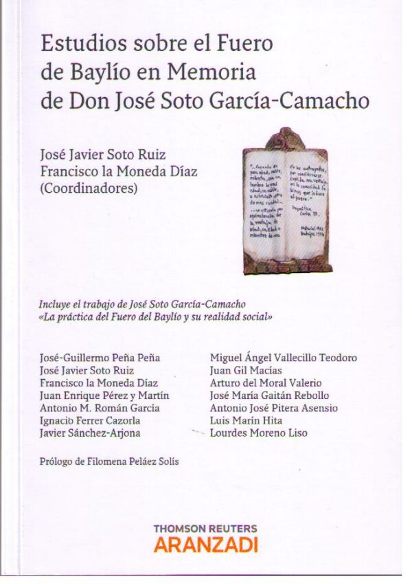 Estudios sobre el Fuero de Baylío en Memoria de Don José Soto García-Camacho-0