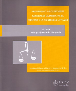 Prontuario de Cuestiones Generales de Derecho, el Proceso y la Asistencia Letrada. Acceso a la Profesión de Abogado-0