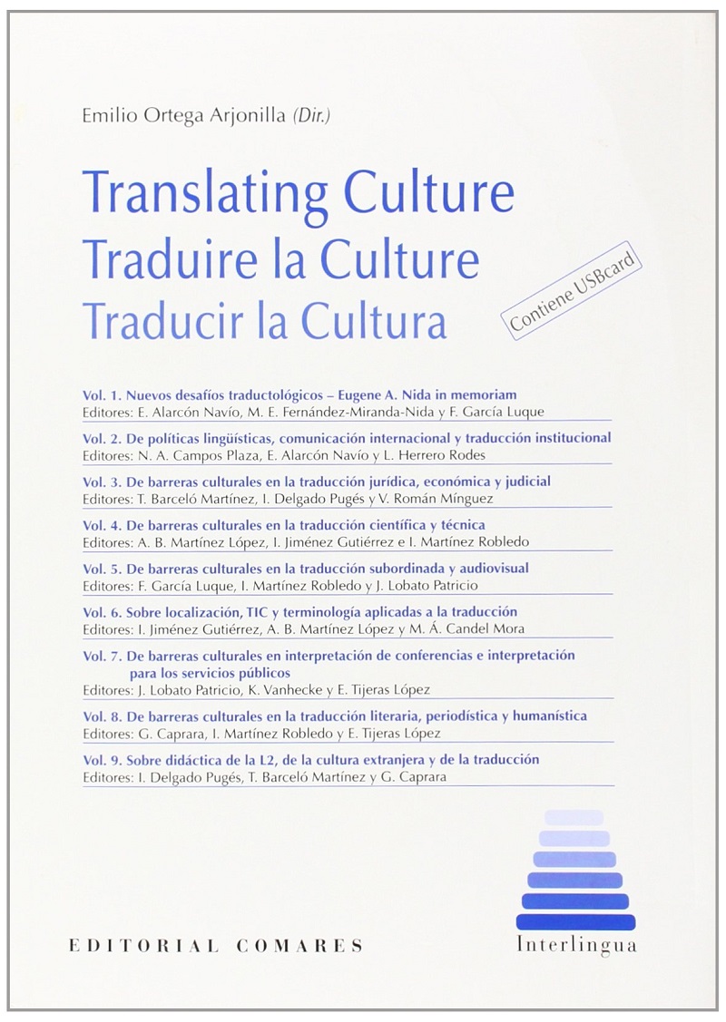 Translating Culture-Traduire la Culture-Traducir la Cultura (Contiene USBcard)-0