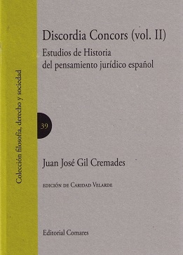 Discordia Concors Vol. II Estudios de Historia del Pensamiento Jurídico Español-0